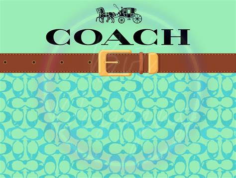 coach purse background.